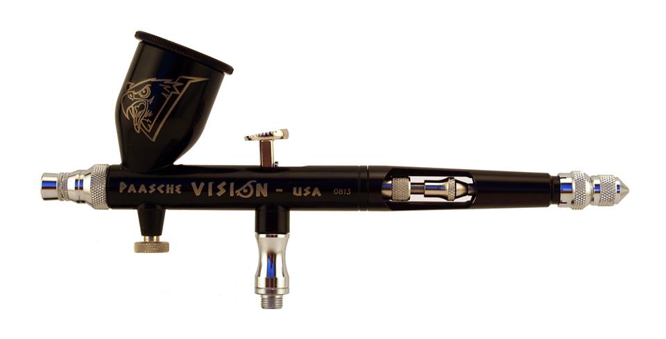 Paasche TGX Vision - Fine Detail Airbrush Set with 3 Heads - TGX-3AS