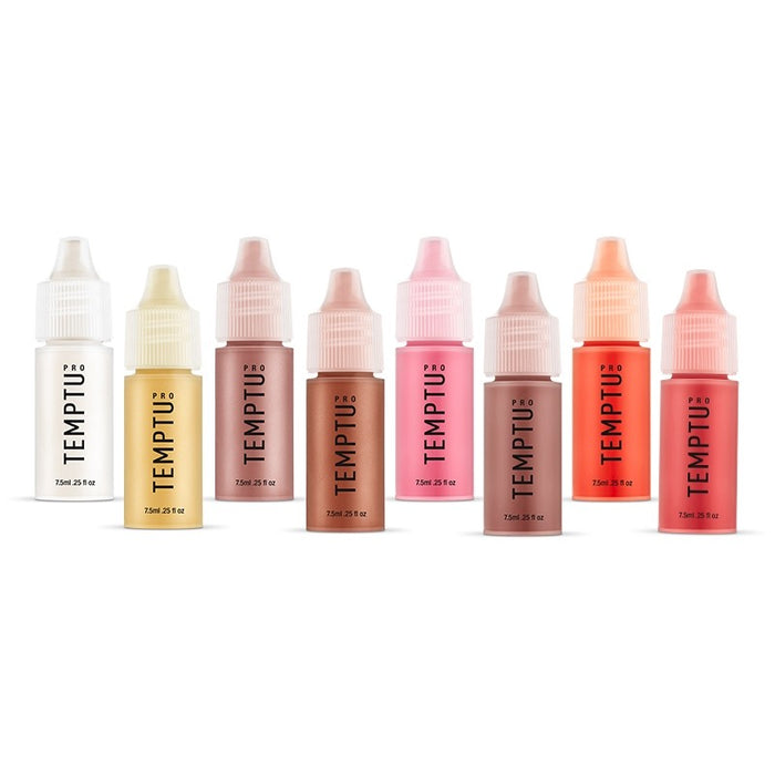 TEMPTU 1/4OZ. STARTER SET BLUSH &amp; HIGHLIGHTERS 8 PACK